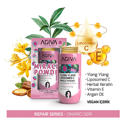 Agiva Ylang Ylang Lipozomed C Miracle Hair Powder 20 gr