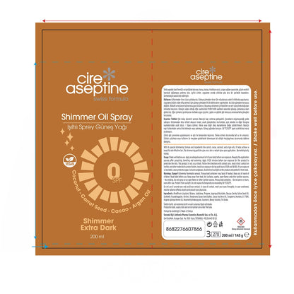 Cire Aseptine Radiant Spray Sun Oil 0 SPF 200 ml