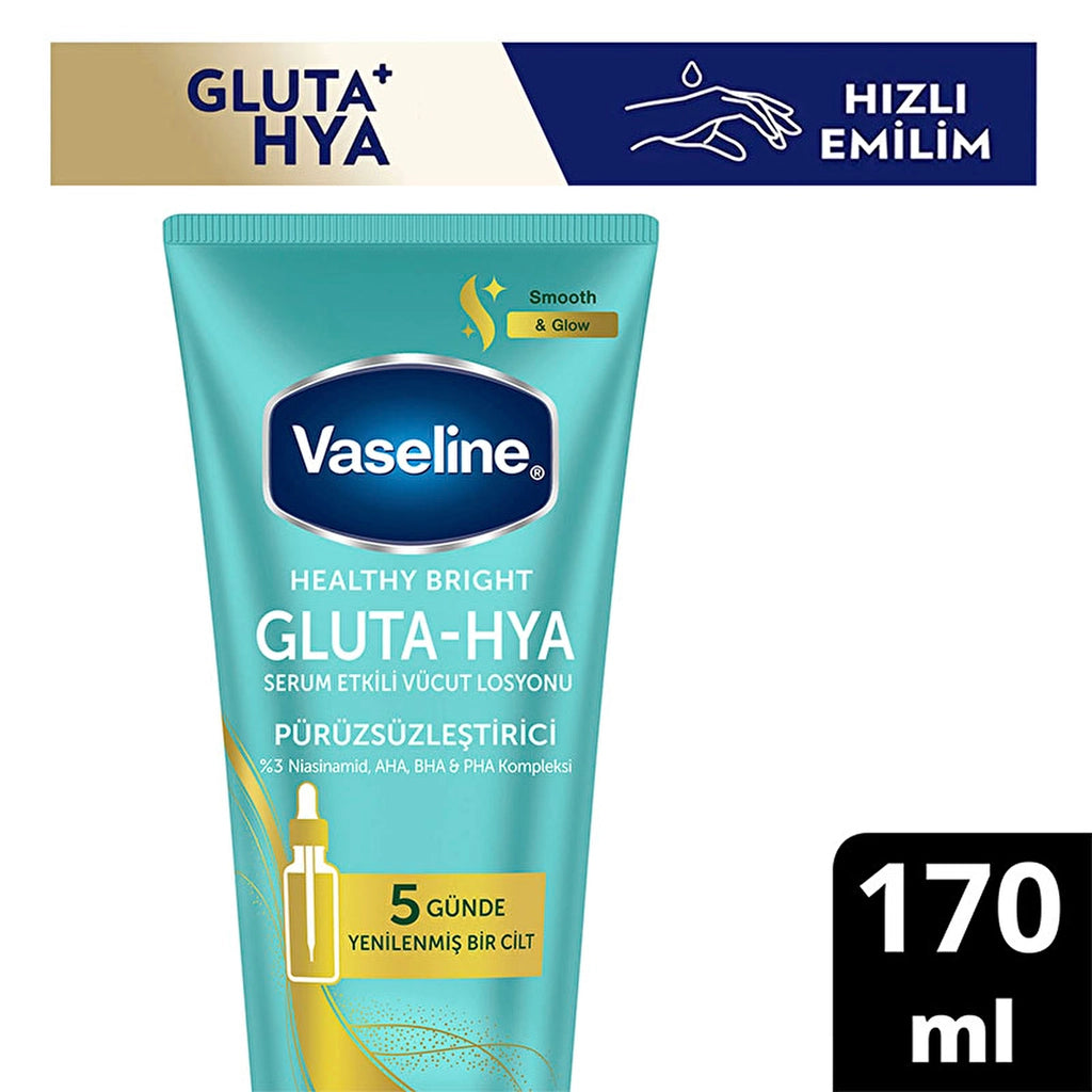 Vaseline Gluta-Hya Serum Effective Body Lotion Smoothing 170 ml