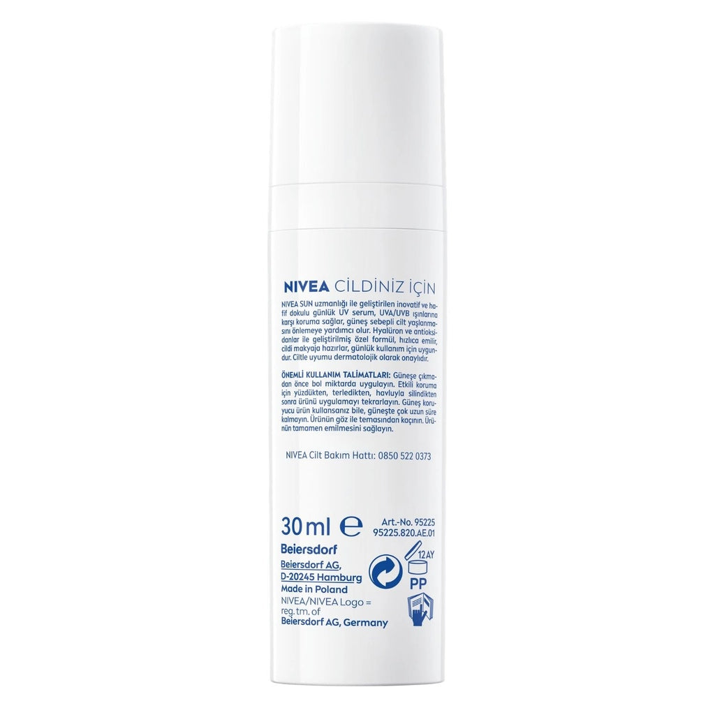 Nivea Sun SPF50 2 in 1 UV Protection &amp; Smoothness Primer Serum 30 ml