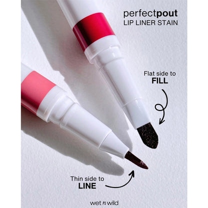 wet n wild Perfect Pout Lip Liner Stain Nude Tights