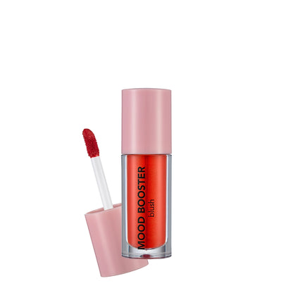 Flormar Mood Booster Intense Color Giving Natural Shimmer Blush 004 Feel the Red