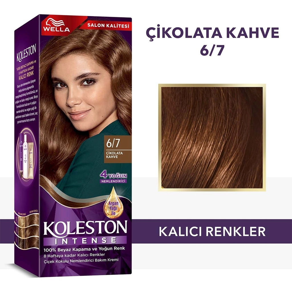 Wella Koleston Intense Hair Dye 7/17 Iced Chocolate