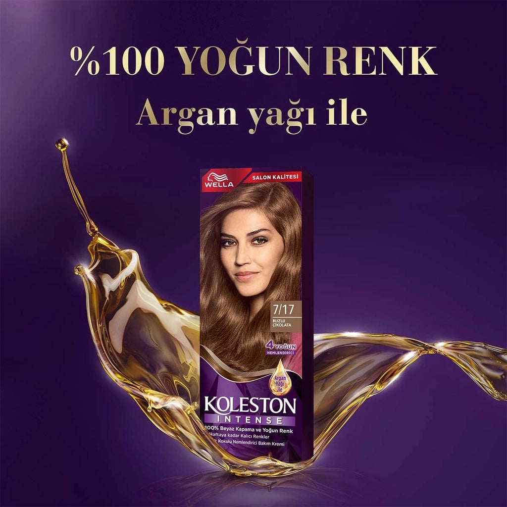 Wella Koleston Intense Hair Dye 7/17 Iced Chocolate