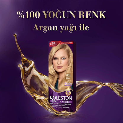 Wella Koleston Intense Hair Dye 8/0 Light Auburn