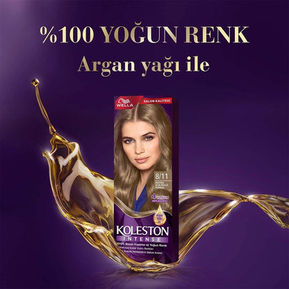 Wella Koleston Intense Hair Dye 8/11 Extra Light Ashy Auburn