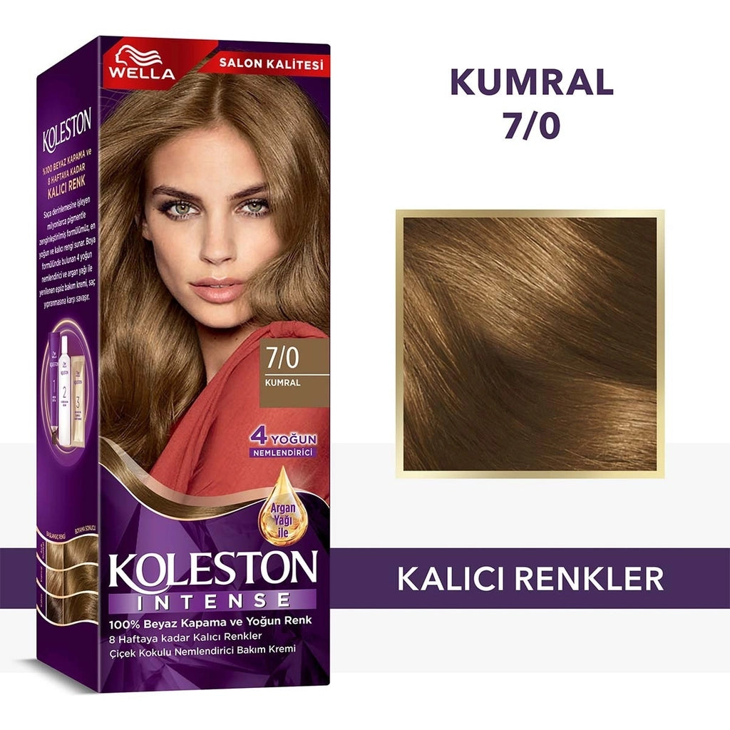 Wella Koleston Intense Hair Dye 7/0 Auburn