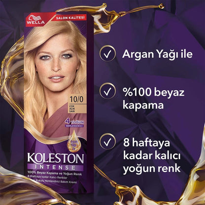 Wella Koleston Intense Hair Dye 10/0 Very Light Blonde