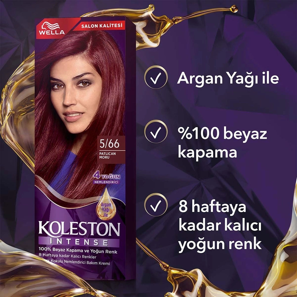 Wella Koleston Intense Hair Dye 5/66 Eggplant Purple