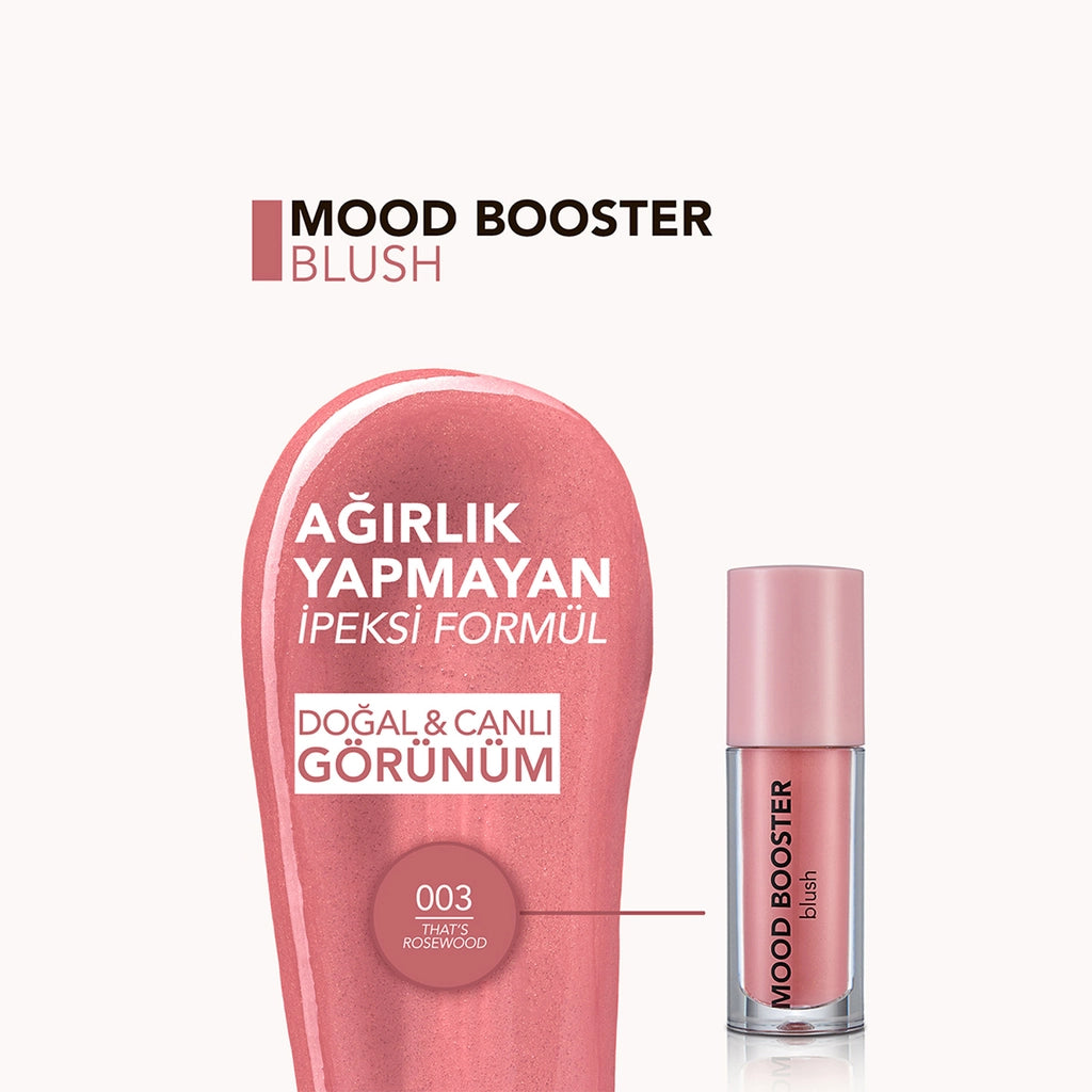 Flormar Mood Booster Intense Color Natural Shimmer Blush 003 That&