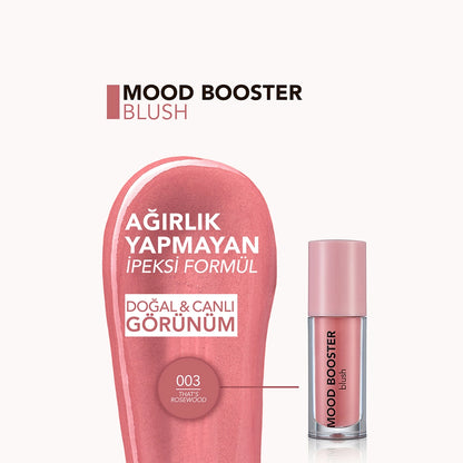 Flormar Mood Booster Intense Color Natural Shimmer Blush 003 That&