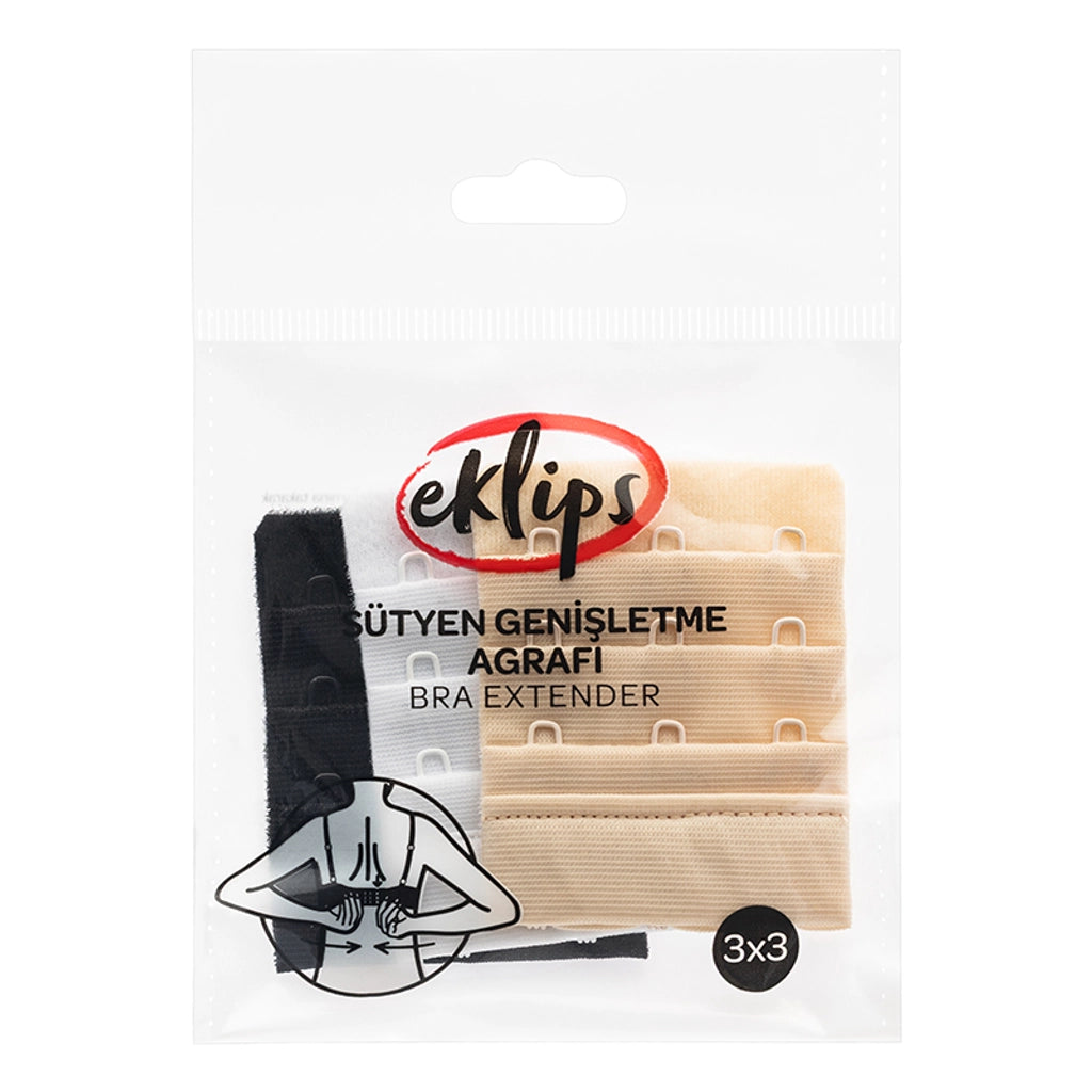 Eklips Bra Extension Hook 3 x 3