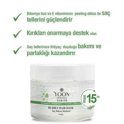 Yoon Rosemary &amp; Vitamin E Hair Care Mask 250 ml
