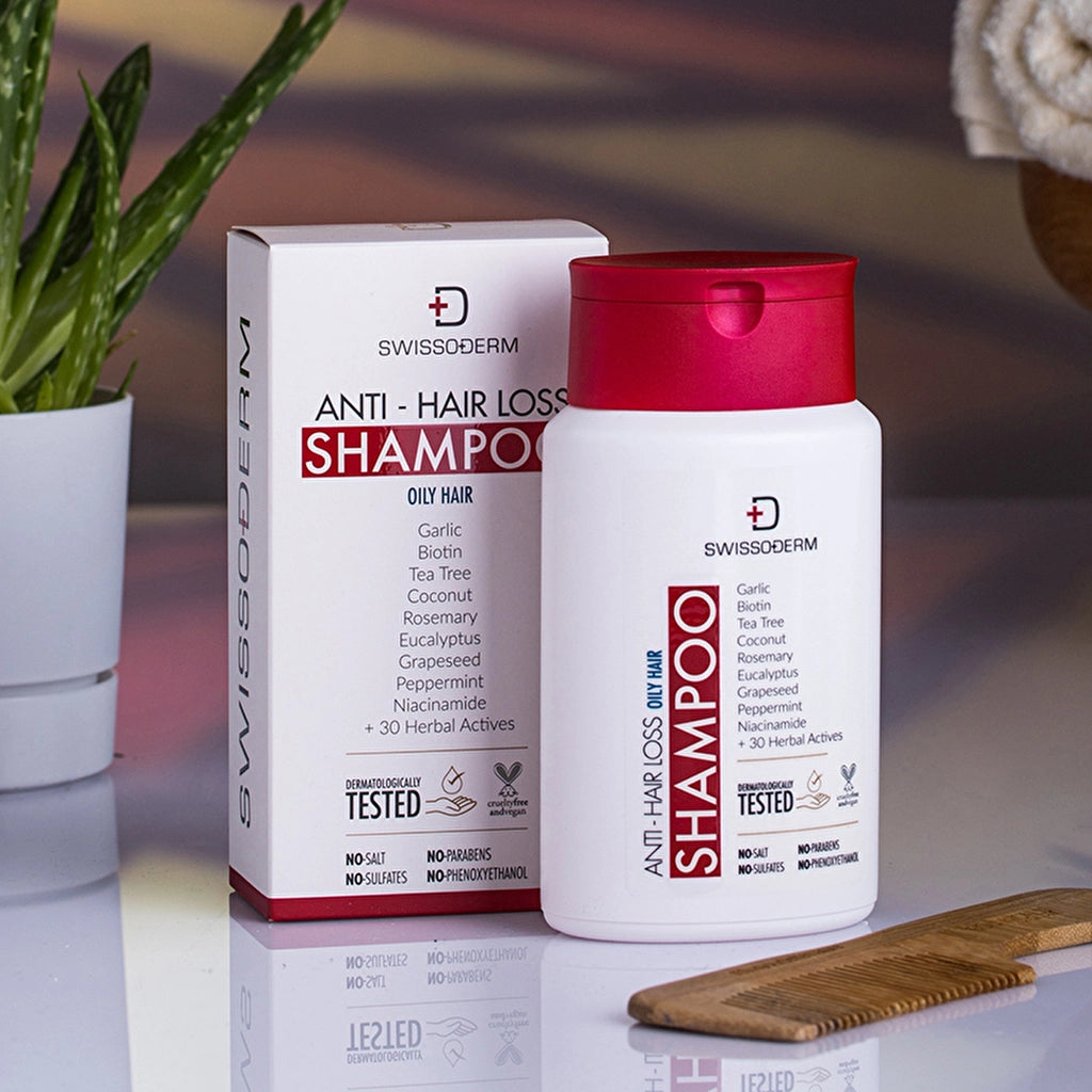 Swissoderm Anti-Hall Shampoo For Oily Hair 300 ml
