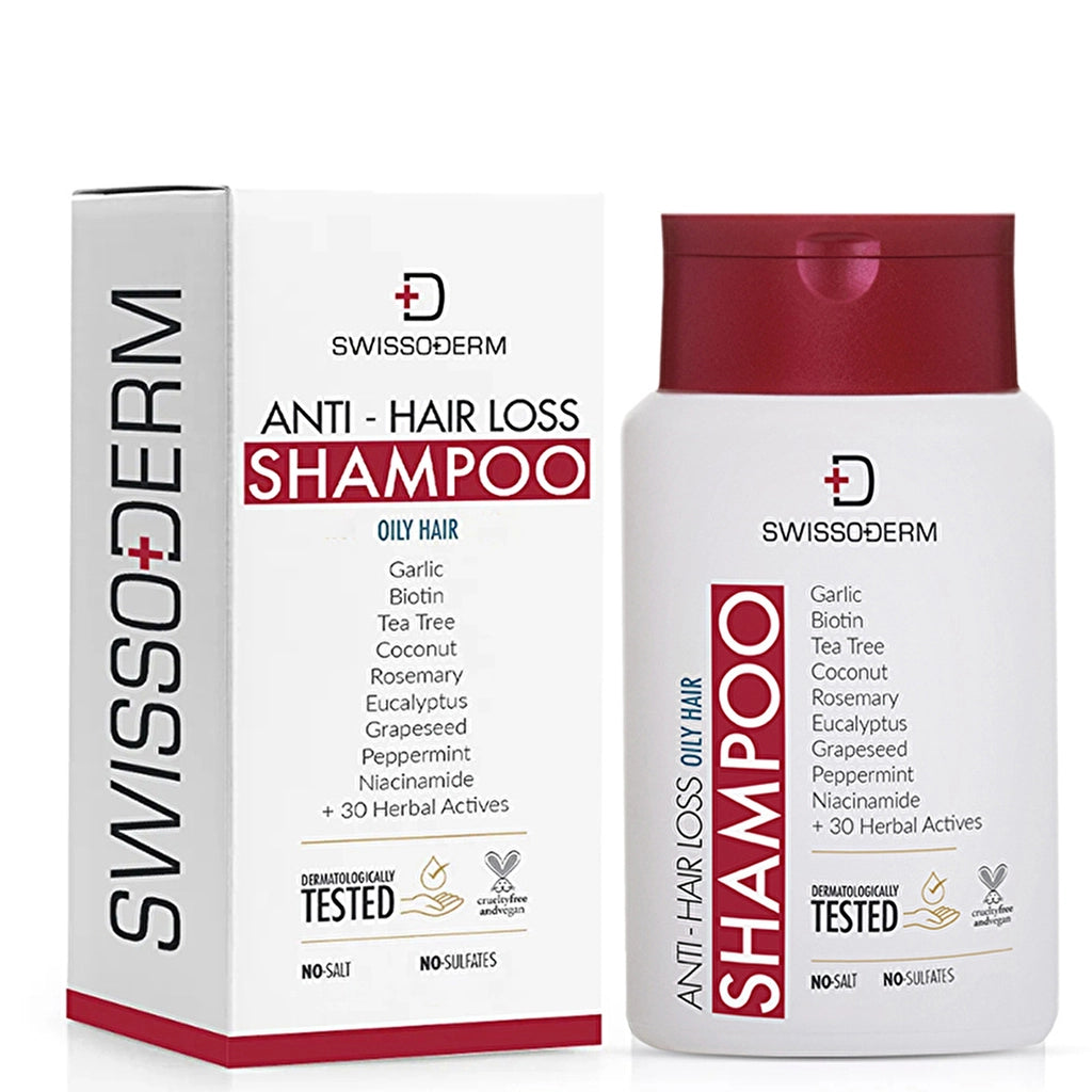 Swissoderm Anti-Hall Shampoo For Oily Hair 300 ml