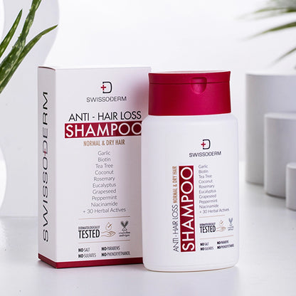 Swissoderm Anti-Hall Shampoo For Normal and Dry Hair 300 ml