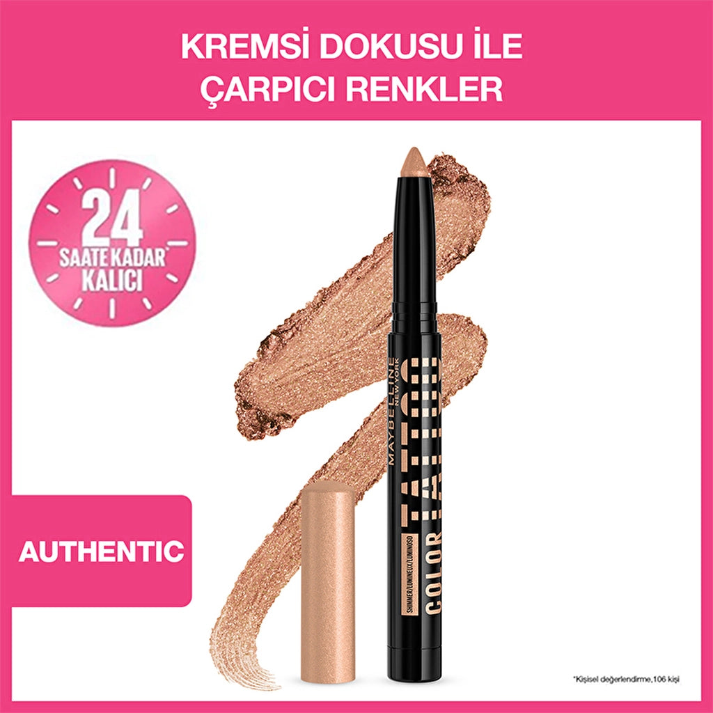 Maybelline New York Color Tattoo Gel Eyeshadow Courageous