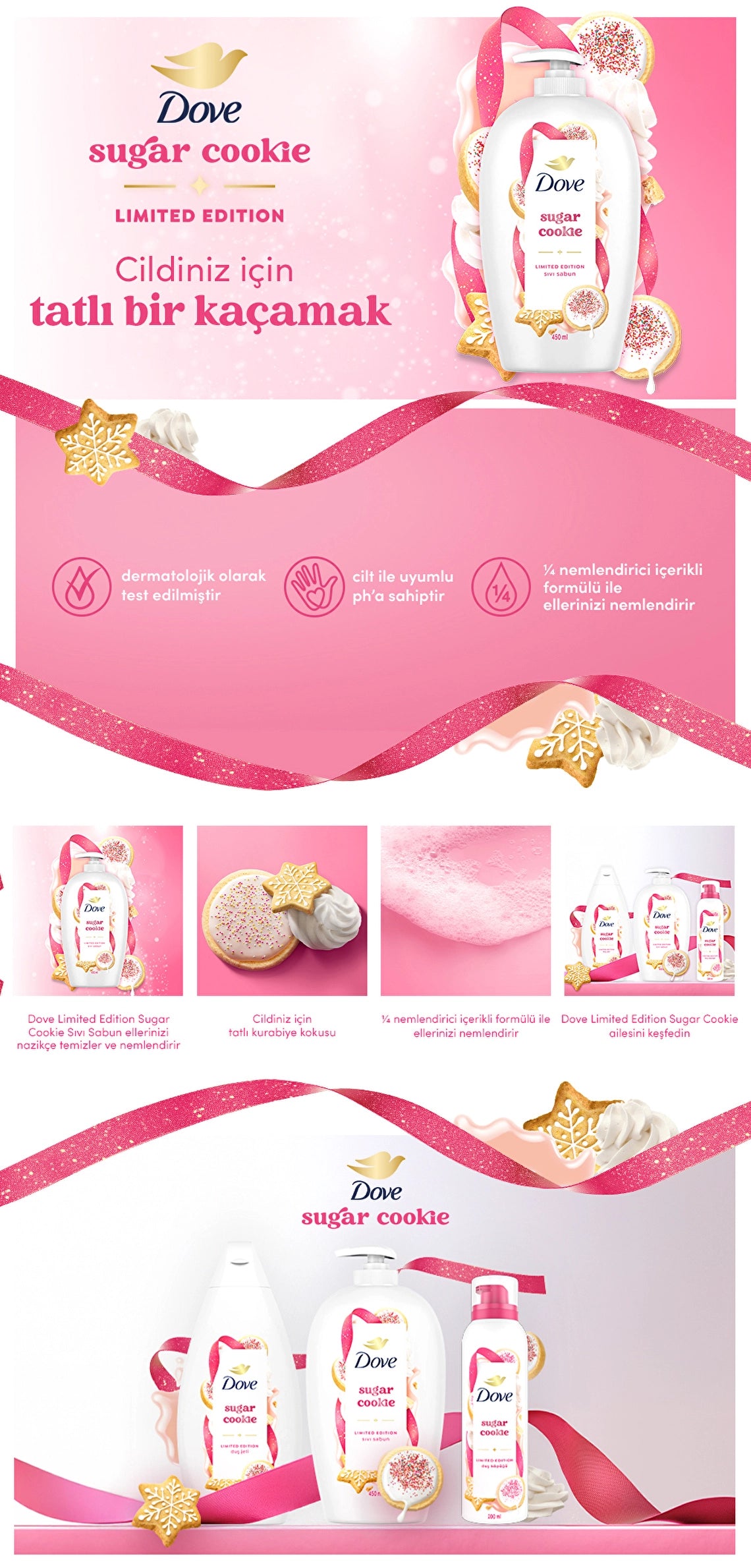 Dove Sugar Cookie Liquid Soap 450 ml