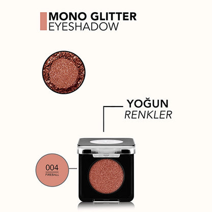 Flormar Mono Intense Color Metallic Single Eye Shadow 004 Fireball
