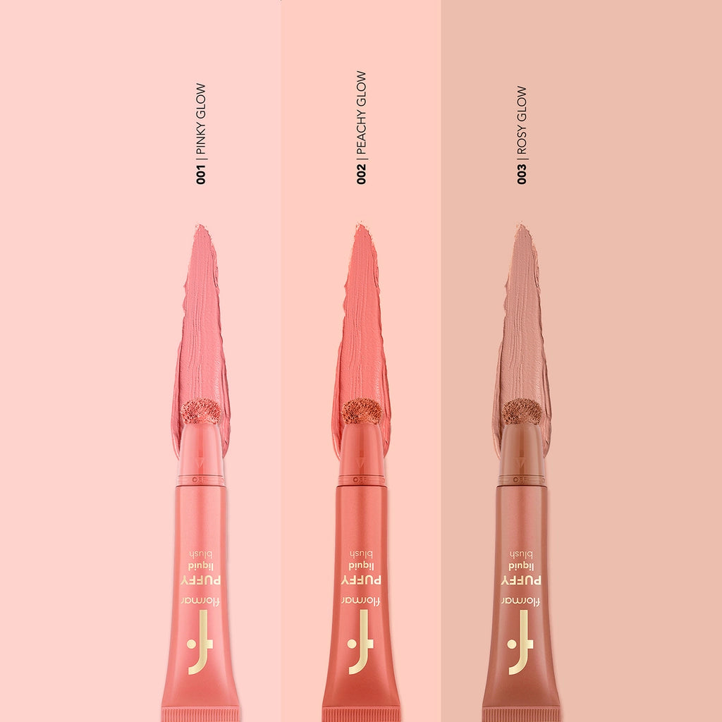 Flormar Puffy Liquid Blush Liquid Blush 002 Peachy Glow