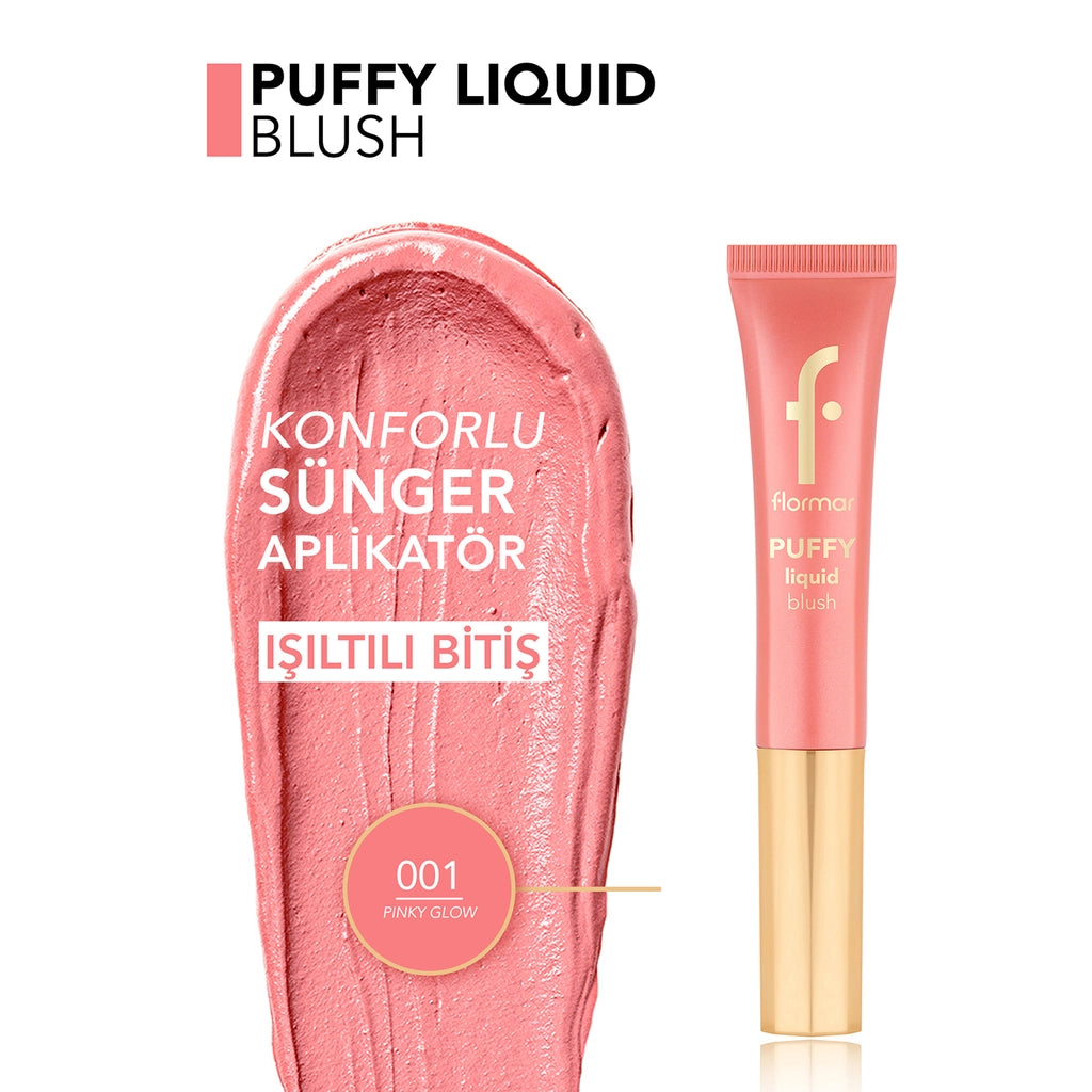 Flormar Puffy Liquid Blush Liquid Blush 001 Pinky Glow