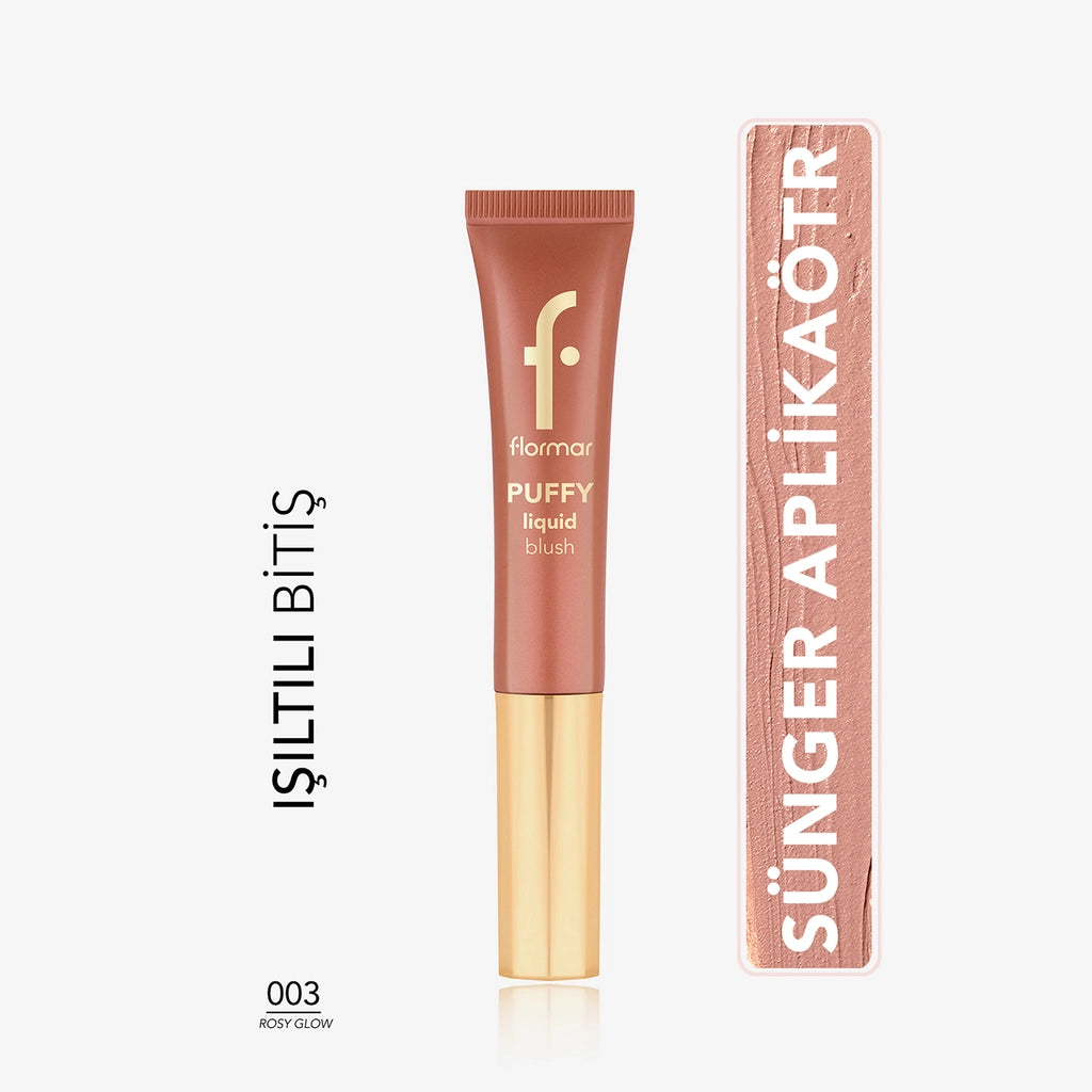 Flormar Puffy Liquid Blush Liquid Blush 002 Peachy Glow