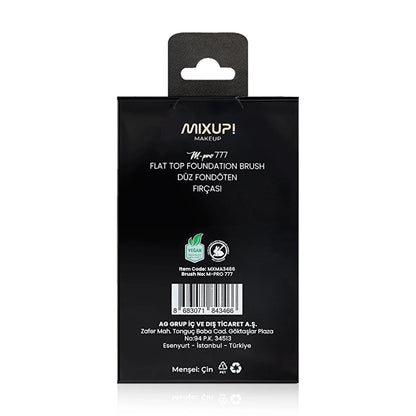 Mixup! M-Pro 777 Short Handle Flat Foundation Brush
