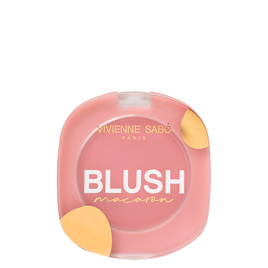 Vivienne Sabo Macaron Matte Blush Blush 04 Natural Pink - Silky Texture &amp; Natural Matte Finish