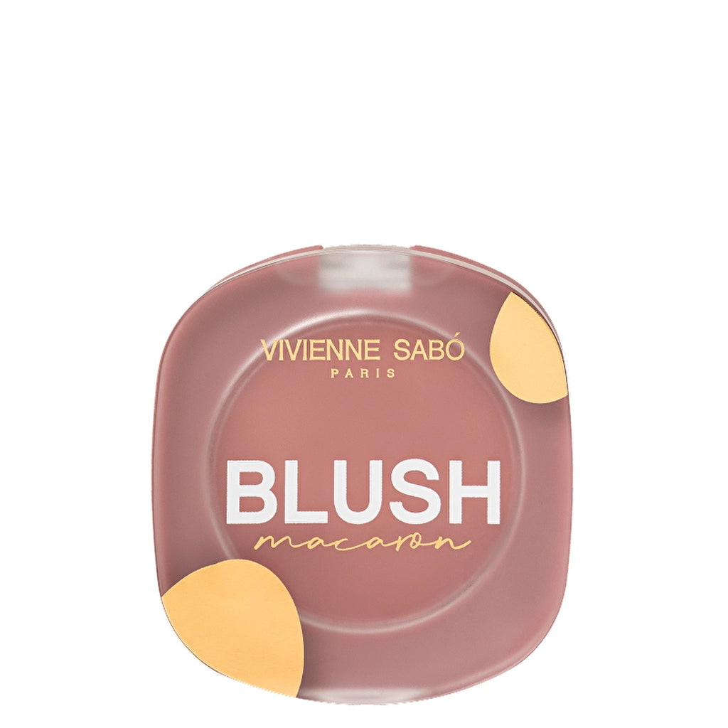 Vivienne Sabo Macaron Matte Blush Blush 04 Natural Pink - Silky Texture &amp; Natural Matte Finish