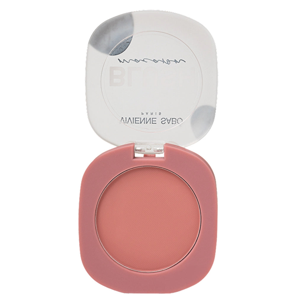 Vivienne Sabo Macaron Matte Blush Blush 04 Natural Pink - Silky Texture &amp; Natural Matte Finish
