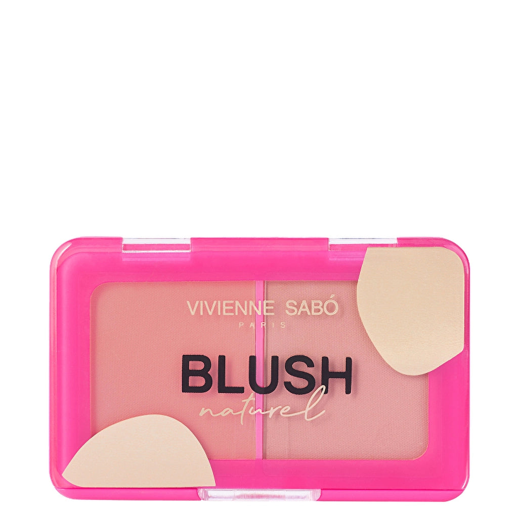 Vivienne Sabo Blush Palette Natural Blush 01 Soft Rose - Silky Texture &amp; Natural Radiant Finish