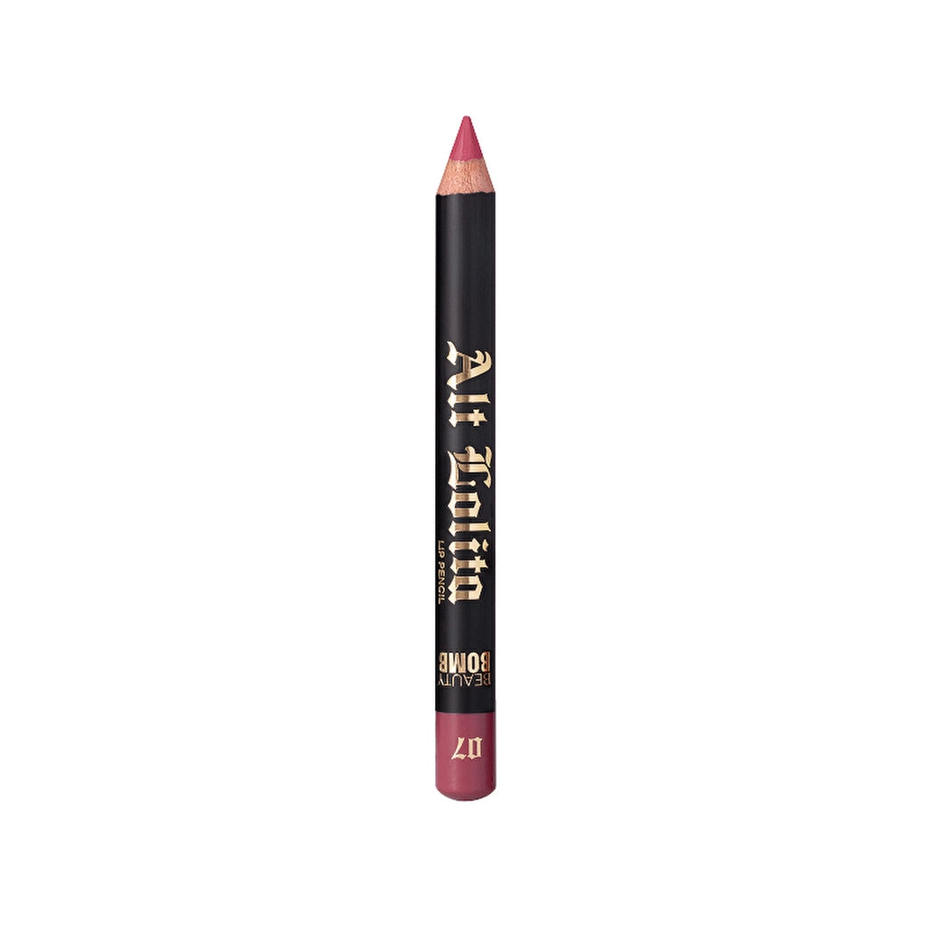 Beauty Bomb Lip Pencil Alt Lolita 07 Pink - Long-Lasting Matte Lip Liner for Precise Definition