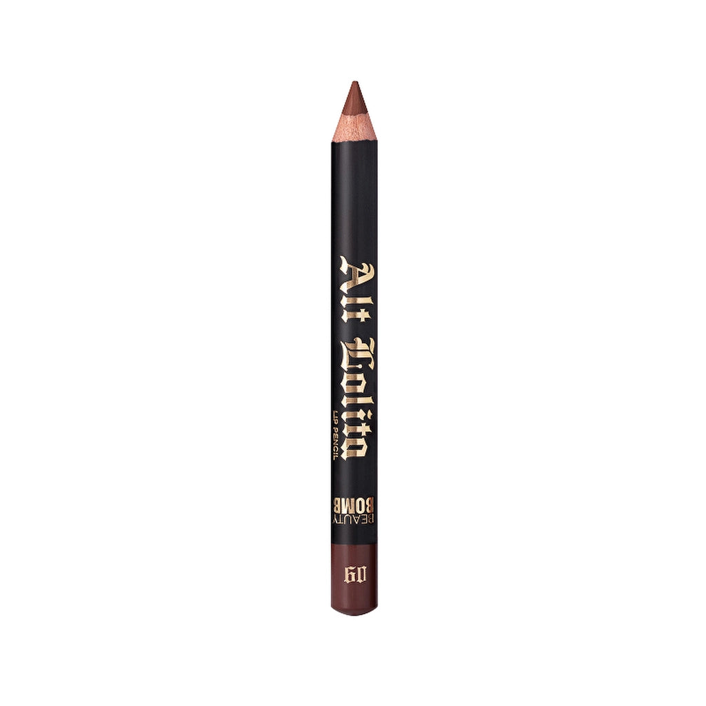 Beauty Bomb Lip Pencil Alt Lolita 09 Cacao Friend - Long-Lasting Matte Lip Liner for Precise Definition