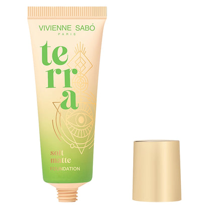 Vivienne Sabo Terra Matte Foundation 01 Light Beige - Full Coverage &amp; Shine-Free Finish