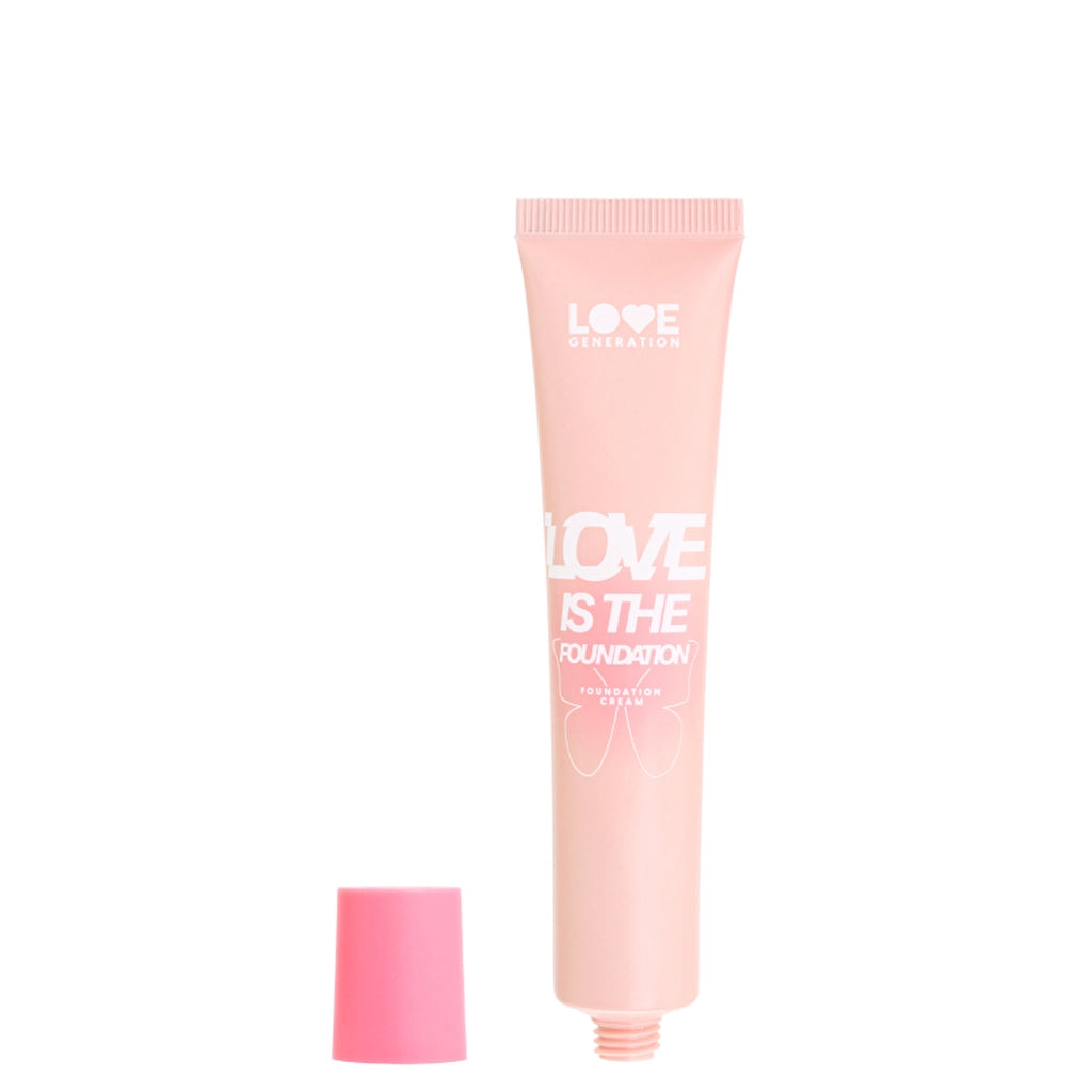 Love Generation Love is the Foundation 02 Soft Beige - Lightweight Cream Foundation