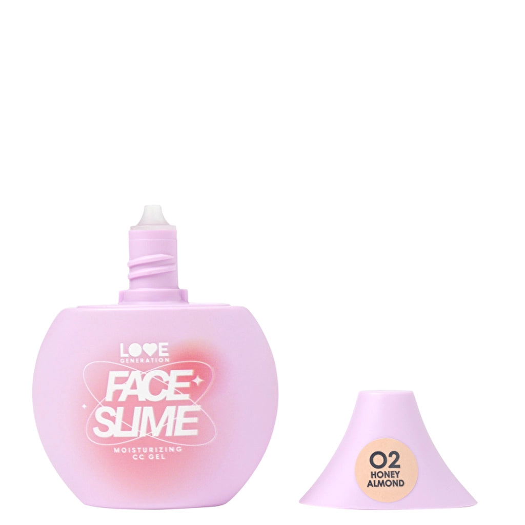 Love Generation Moisturizing CC Gel Face Slime 02 Honey Almond - Hydrating CC Gel