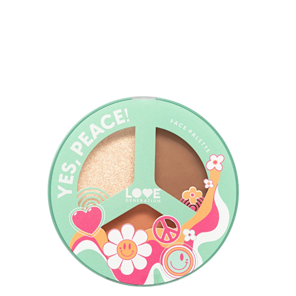 Love Generation Face Palette Yes, Peace! 03 Pure Fantasy - Multi-Use Face Palette