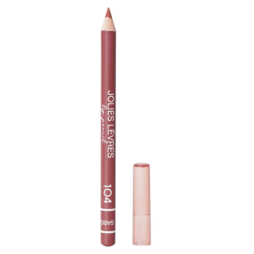 Vivienne Sabo Jolies Levres Lip Pencil 104 Light Brown - Precise Definition &amp; Long-Lasting Wear