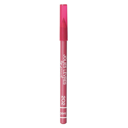 Vivienne Sabo Jolies Levres Lip Pencil 202 Cool Dark Rose - Precise Definition &amp; Long-Lasting Wear