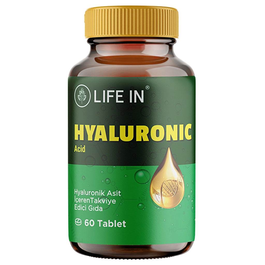 Life In Food Supplement Containing Hyaluronic Acid 60 Tablets