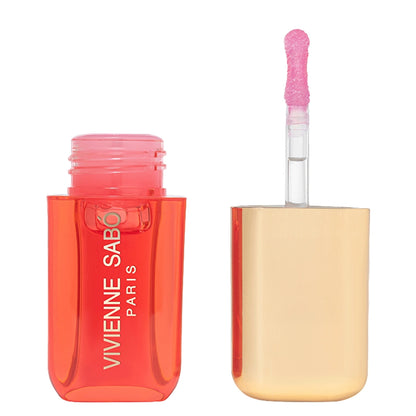 Vivienne Sabo Sirop de Fruits Lip Oil 04 Watermelon - Mirror Shine &amp; Juicy Moisture Boost