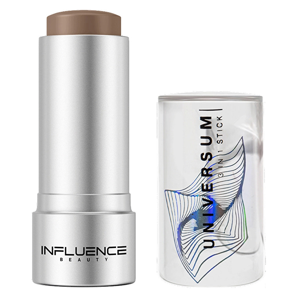 Influence Beauty 3in1 Stick Universum 02 Peach Glow - Multi-Use Stick for Eyes, Lips &amp; Cheeks