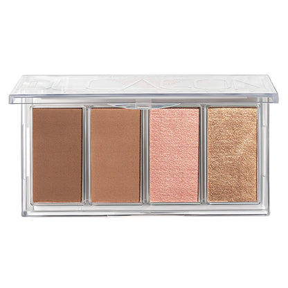 Influence Beauty Contour Palette Golden Decagon 01 Sculpt &amp; Glow - 4in1 Contour Palette with Highlighter