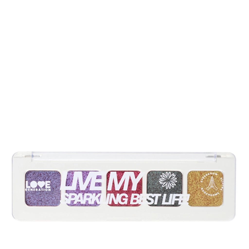 Love Generation Duochrome Eyeshadow Palette Live My Sparkling Best Life! 01 - Shimmering Duochrome Shades