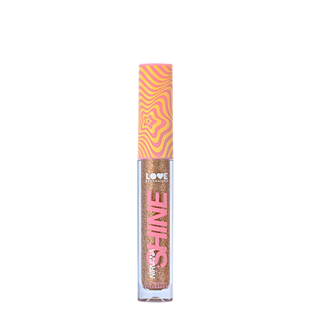 Love Generation Shine Liquid Eyeshadow Nirvana 02 Fabulicious Flamingo - Shimmering Liquid Eyeshadow