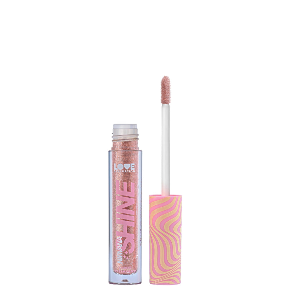 Love Generation Shine Liquid Eyeshadow Nirvana 02 Fabulicious Flamingo - Shimmering Liquid Eyeshadow