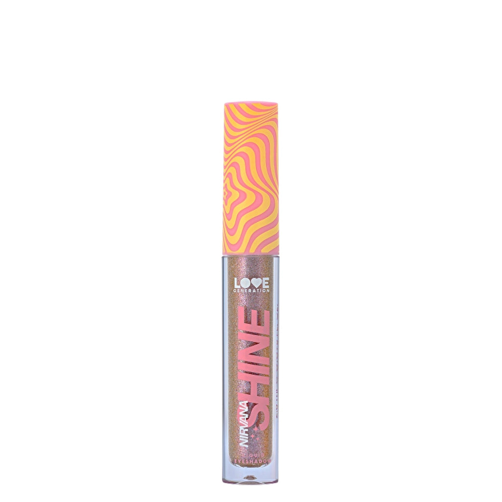 Love Generation Shine Liquid Eyeshadow Nirvana 02 Fabulicious Flamingo - Shimmering Liquid Eyeshadow