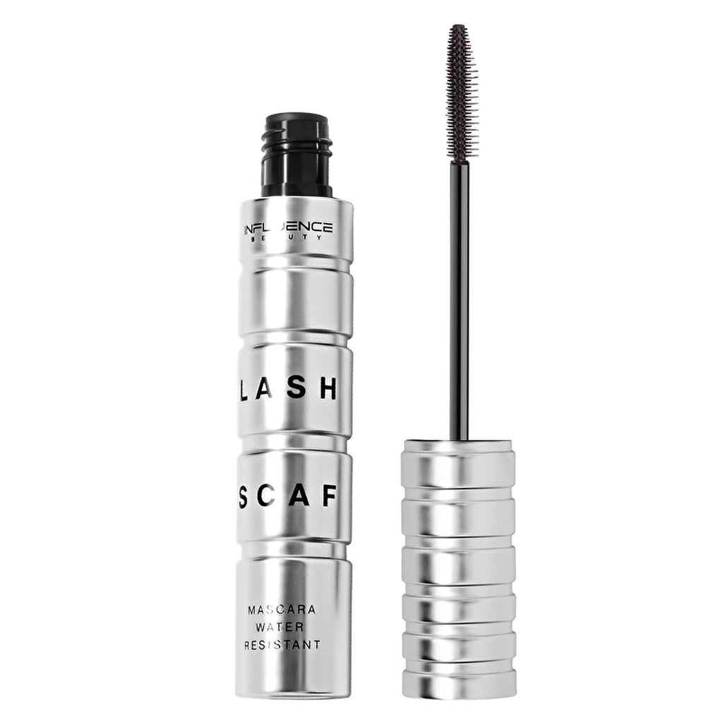 Influence Beauty Water-Resistant Mascara Lash Scaf 01 Deep Black - Long-Lasting Mascara with Curling Effect
