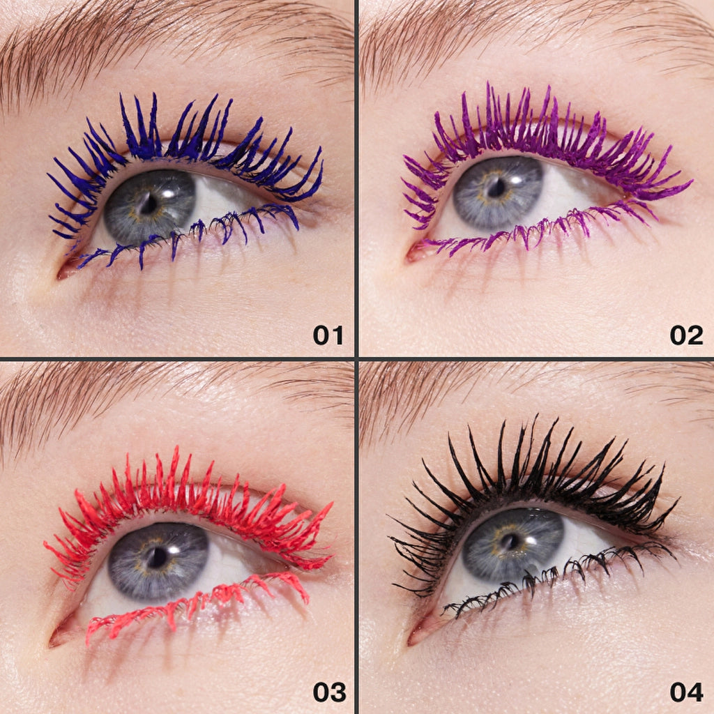 Influence Beauty Color Mascara Chromophora 04 Neon Fuchsia - Vibrant Color Mascara for Bold Eye Looks
