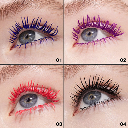 Influence Beauty Color Mascara Chromophora 04 Neon Fuchsia - Vibrant Color Mascara for Bold Eye Looks